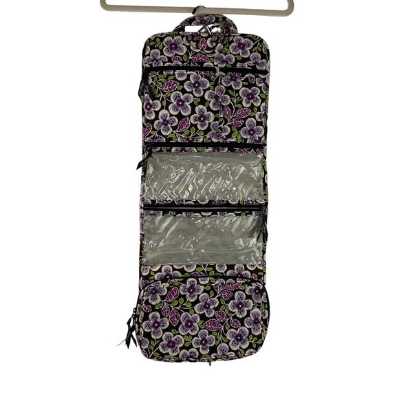 Vera Bradley Hanging Organizer Purple Floral NEW - Picture 1 of 9